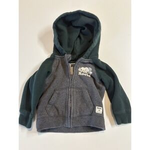 Baby Roots Canada Full Zip Hoodie Jacket SZ 12-18 Months